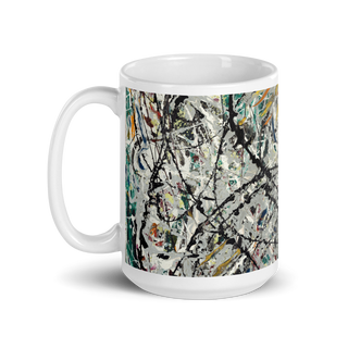 Pollock - Watery Paths 1947 Artwork Mug-3