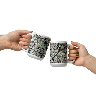 Pollock - Watery Paths 1947 Artwork Mug-7