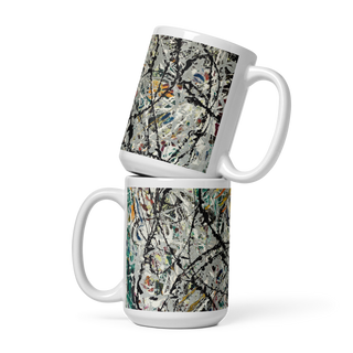 Pollock - Watery Paths 1947 Artwork Mug-6
