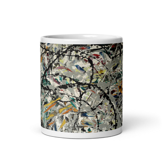 Pollock - Watery Paths 1947 Artwork Mug-1