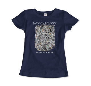 Pollock - Watery Paths 1947 Artwork T-Shirt-15