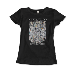 Pollock - Watery Paths 1947 Artwork T-Shirt-3