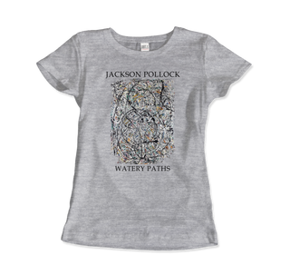 Pollock - Watery Paths 1947 Artwork T-Shirt-10