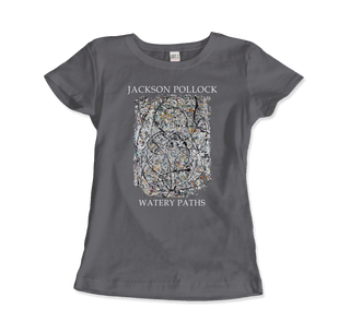 Pollock - Watery Paths 1947 Artwork T-Shirt-16