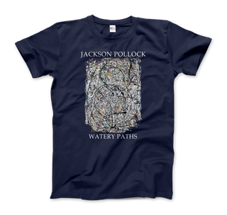 Pollock - Watery Paths 1947 Artwork T-Shirt-14