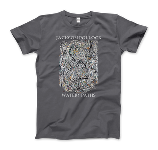 Pollock - Watery Paths 1947 Artwork T-Shirt-11