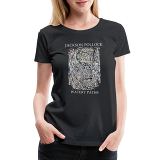 Pollock - Watery Paths 1947 Artwork T-Shirt-4