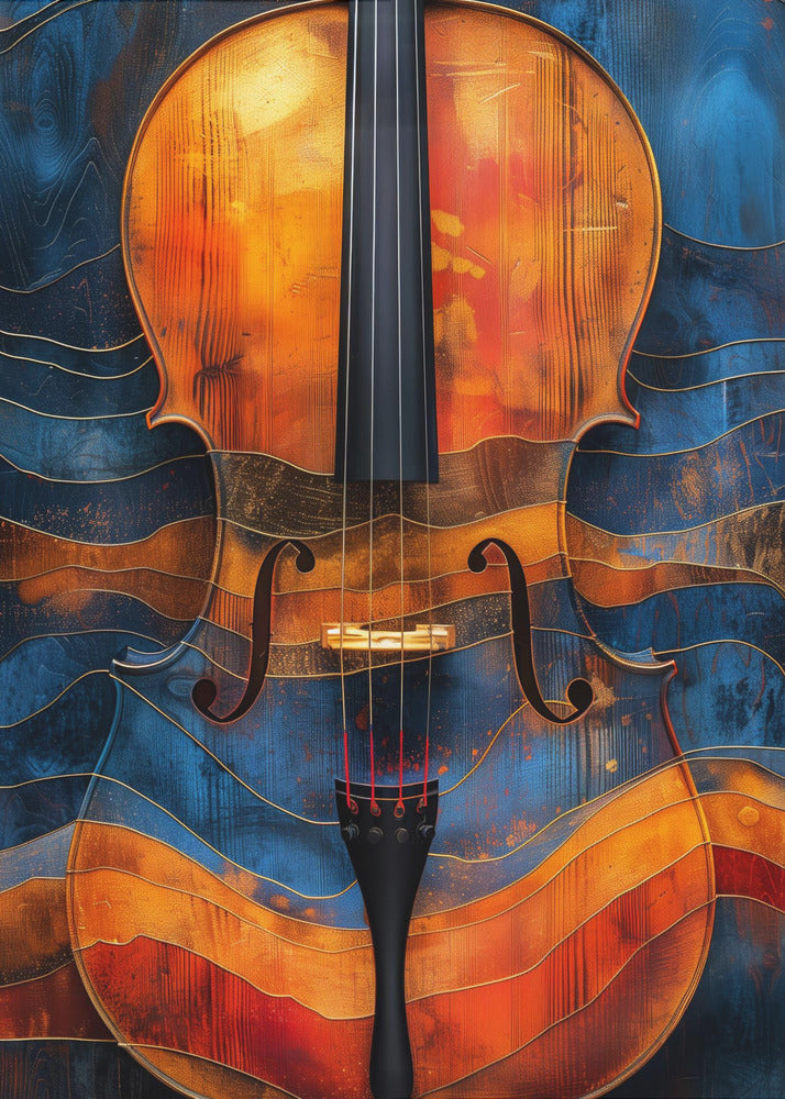 Music Violin 6- -Music Poster Canvas Print-2