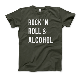 Rock'n Roll & Alcohol T-Shirt-5