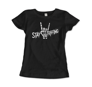 Stay Riffing - Rock'n Roll Skull T-Shirt-10
