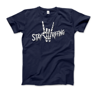Stay Riffing - Rock'n Roll Skull T-Shirt-7