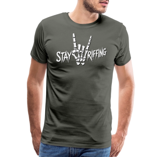 Stay Riffing - Rock'n Roll Skull T-Shirt-1