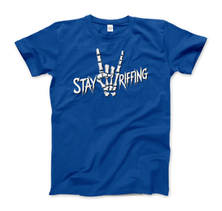 Stay Riffing - Rock'n Roll Skull T-Shirt-8
