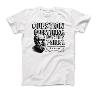 The Socratic Paradox: Question Everything T-Shirt-0