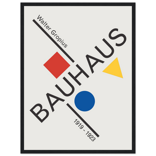 Walter Gropius Bauhaus Artwork Poster-9