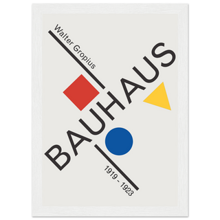 Walter Gropius Bauhaus Artwork Poster-5