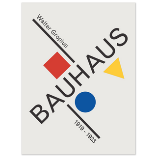 Walter Gropius Bauhaus Artwork Poster-3