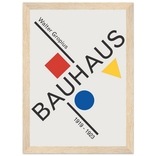 Walter Gropius Bauhaus Artwork Poster-4