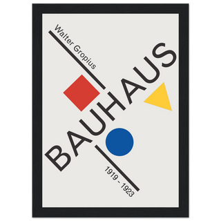 Walter Gropius Bauhaus Artwork Poster-2