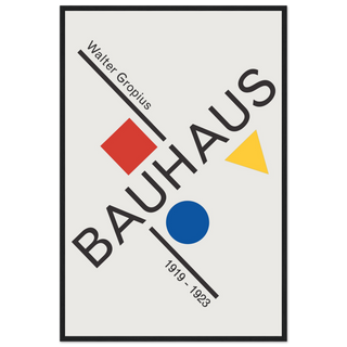 Walter Gropius Bauhaus Artwork Poster-0