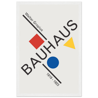 Walter Gropius Bauhaus Artwork Poster-8