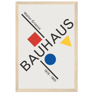 Walter Gropius Bauhaus Artwork Poster-7