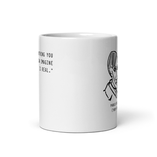 Picasso Self-Portrait Mug – 'Everything You Can Imagine Is Real'-1