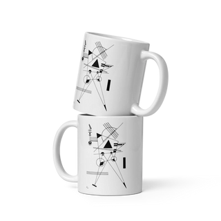 Wassily Kandinsky Drawing for Point and Line, 1925 artwork mug-1