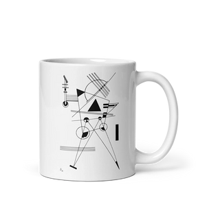 Wassily Kandinsky Drawing for Point and Line, 1925 artwork mug-2