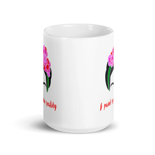 Frida Kahlo I Paint My Own Reality Quote Mug-4