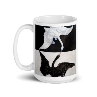 Hilma af Klint, The Swan No.1, 1915 art mug-5