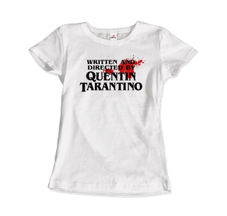 Written and Directed by Quentin Tarantino (Bloodstained) T-Shirt-4