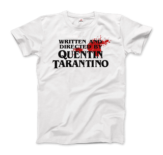 Written and Directed by Quentin Tarantino (Bloodstained) T-Shirt-3