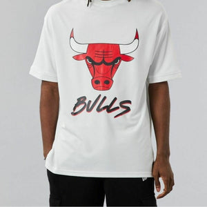 Chicago Bulls Logo Script Short Sleeve Tee - Team Spirit Store USA 