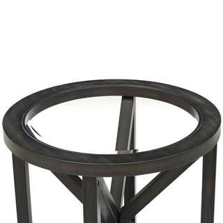 Modern Simple Tempered glass Side Table-7