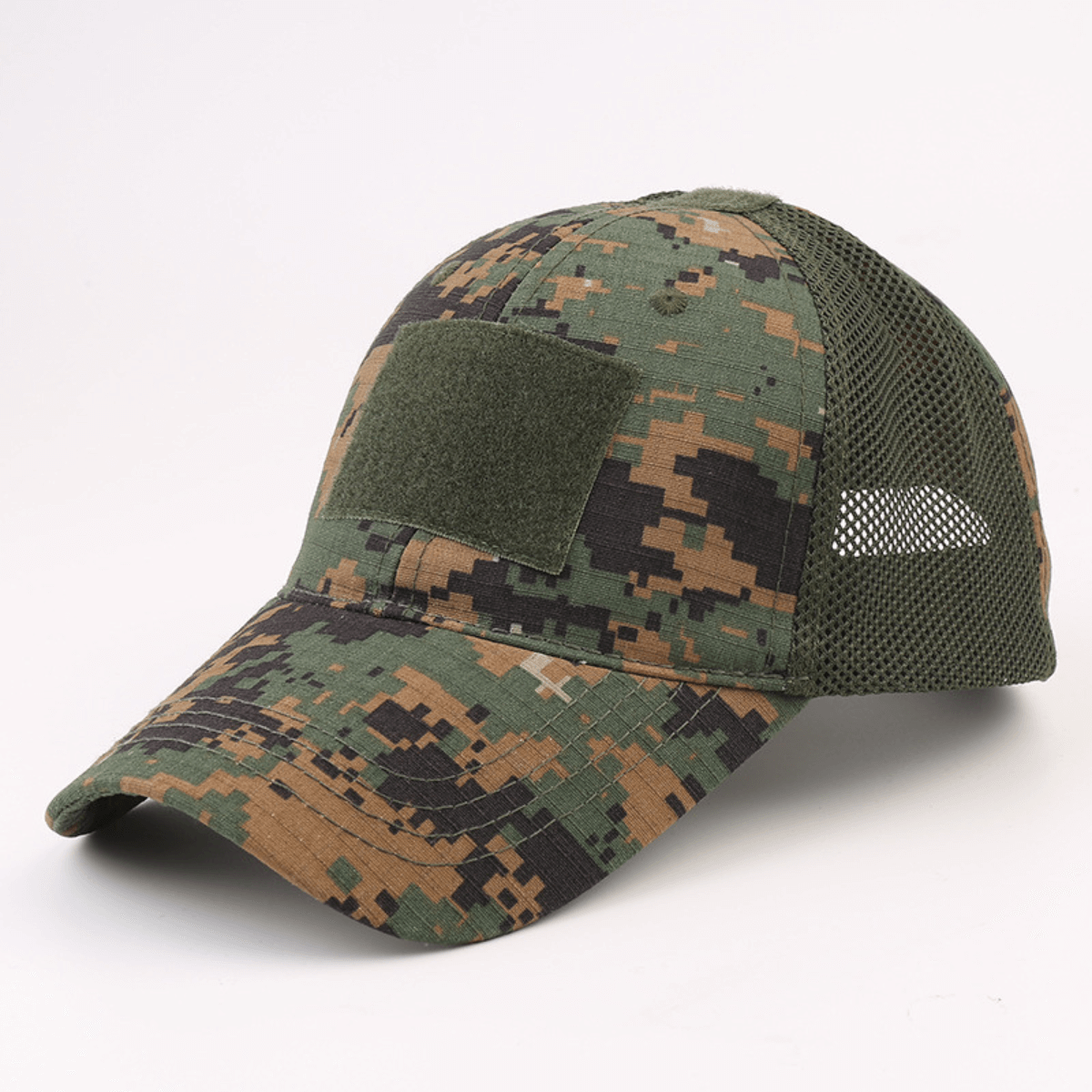 Tactical-Style Patch Hat with Adjustable Strap-20