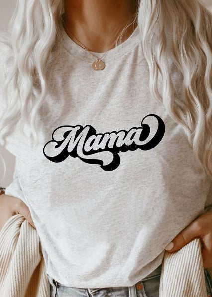 Mama Retro Short Sleeve Tee - Team Spirit Store USA 