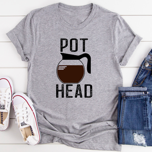 Pot Head Coffee T-Shirt-0