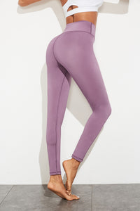 Exposed Seam High Waist Yoga Leggings - Team Spirit Store USA 