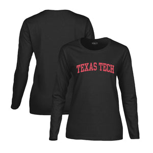 Texas Tech Red Raiders Game Day Women's Heavy Cotton Long Sleeve Tee - Team Spirit Store USA 