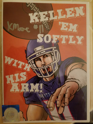 Boise State Broncos Kellen Moore Personally Signed Greeting Card - Team Spirit Store USA 