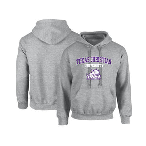 Official NCAA TCU Horned Frogs TCUH01 Mens Pullover Hoodie - Team Spirit Store USA 