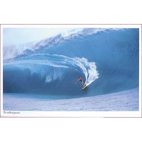 Teahupo Big Surf 24x36 Premium Poster - Team Spirit Store USA 