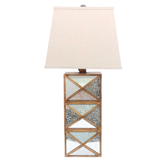 Gold Modern Illusionary Mirrored Base Table Lamp - Team Spirit Store USA 