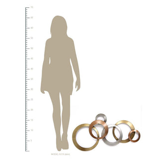 Multi-Metallic Ring Wall Decor - Team Spirit Store USA 