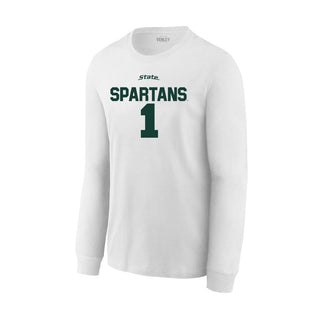 Michigan State Spartans #1 Long Sleeve Tee - Team Spirit Store USA 