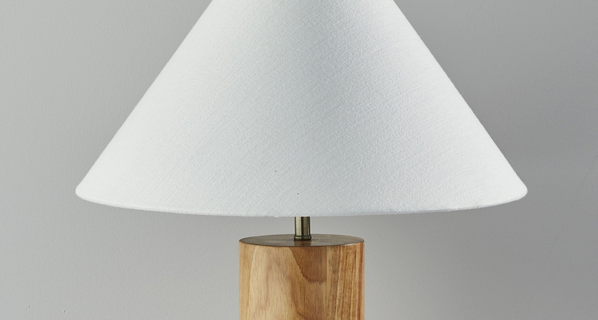 Canopy Natural Wood Block Table Lamp - Team Spirit Store USA 
