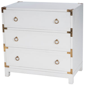Forster Glossy White Campaign Chest - Team Spirit Store USA 