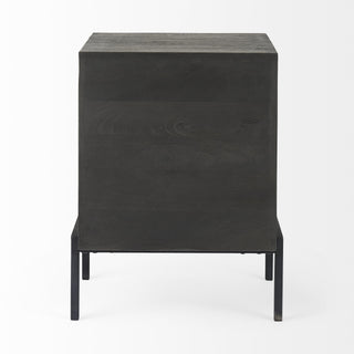 Rustic Black on Black Shadowbox Cabinet - Team Spirit Store USA 