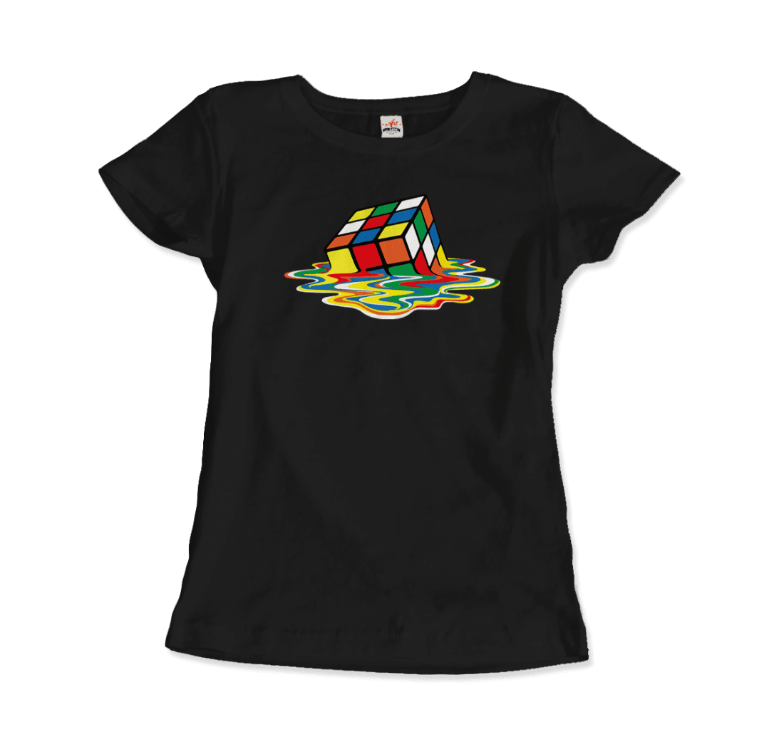 Rubick's Cube Melting Short Sleeve T-Shirt - Team Spirit Store USA 